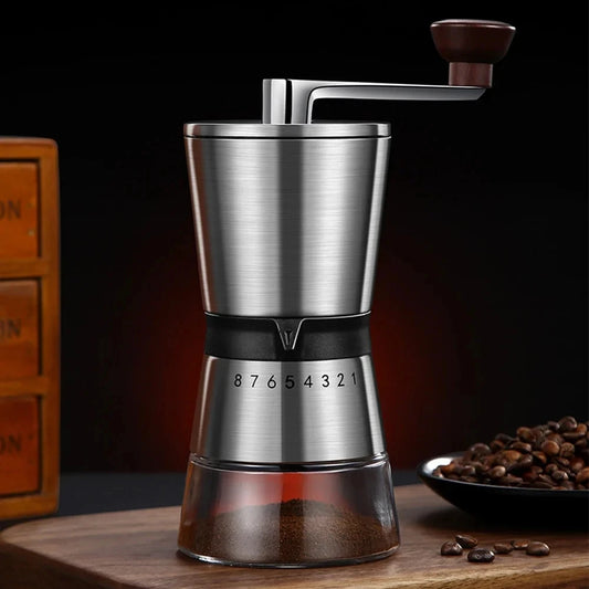 Manual Coffee Grinder High Quality Hand Coffee Mill with Ceramic Grinding Core Adjustable Home Portable Coffee Grinding Tools