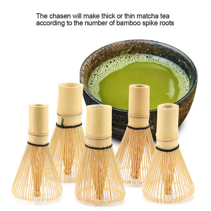 Bambou fouetter green warth matcha fouetter naturel bamboo work chasen préparation de brosse en poudre matcha outil à thé poudre de poudre