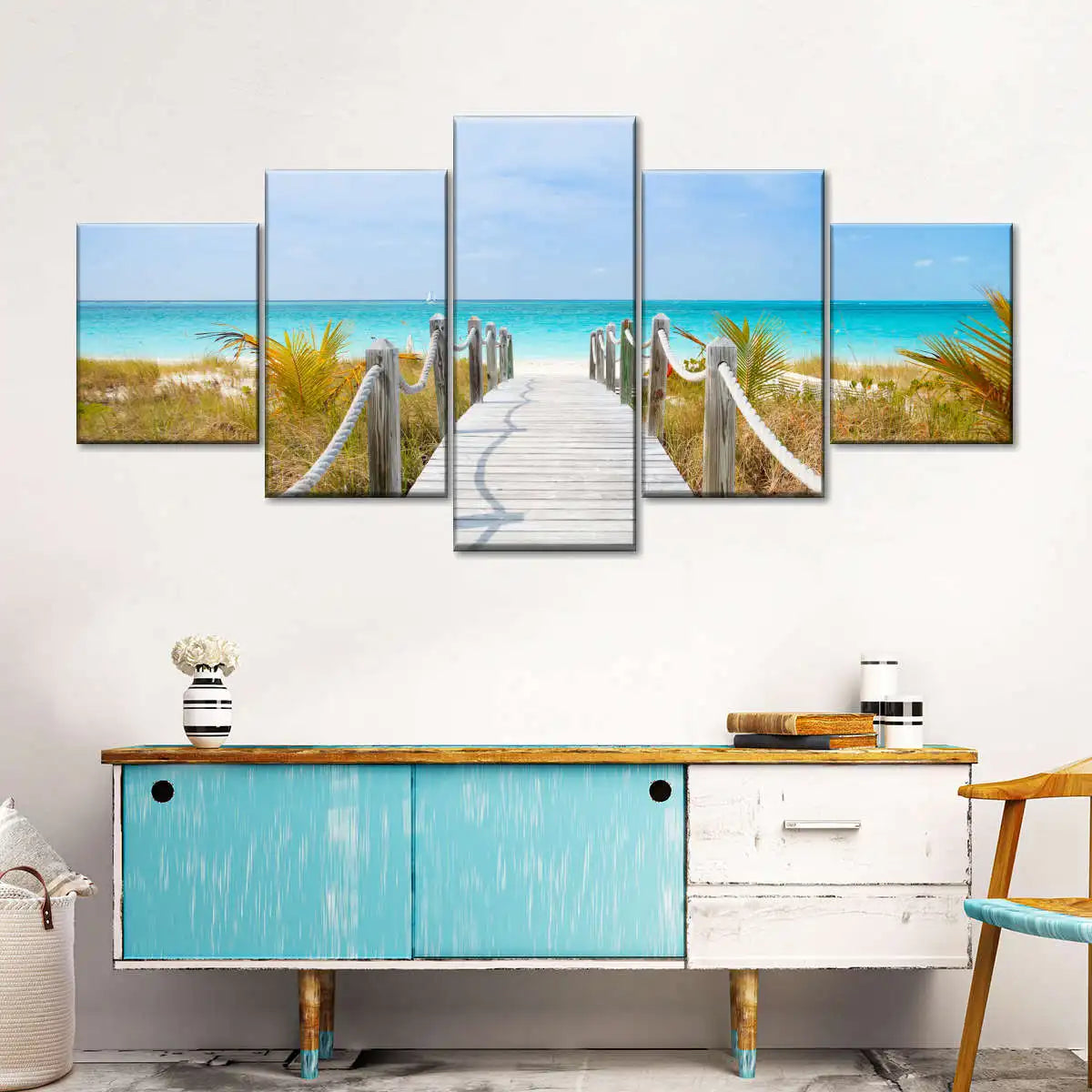 Landscape Canvas Posters Home Decor 5 Pieces Natural Lake Paintings Wall Art Scenery Pictures Modular Living Room Decor Unframed
