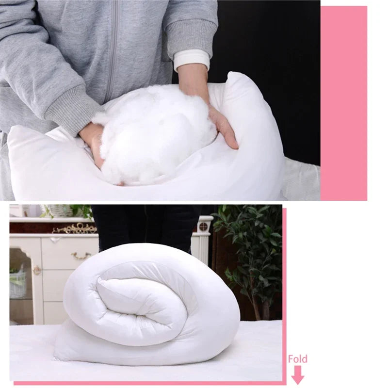 40x120cm White Long Pillow Inner Dakimakura Hugging Body Inner Cushion Pillow Bedroom Bedding Accessories Home Textile 50x160cm