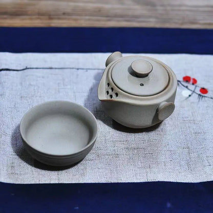 High quality Travel tea set Include 1 Pot 1 Cup,china good product Kung Fu Teaset,High quality elegant gaiwan easy teapot kettle