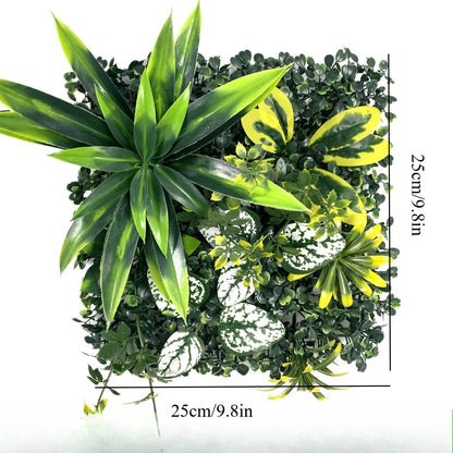 Artificial Plants Grass Wall Panel Boxwood Hedge for Indoor Outdoor Home Garden Vertical Decoration Fake Plant Grass Wedding