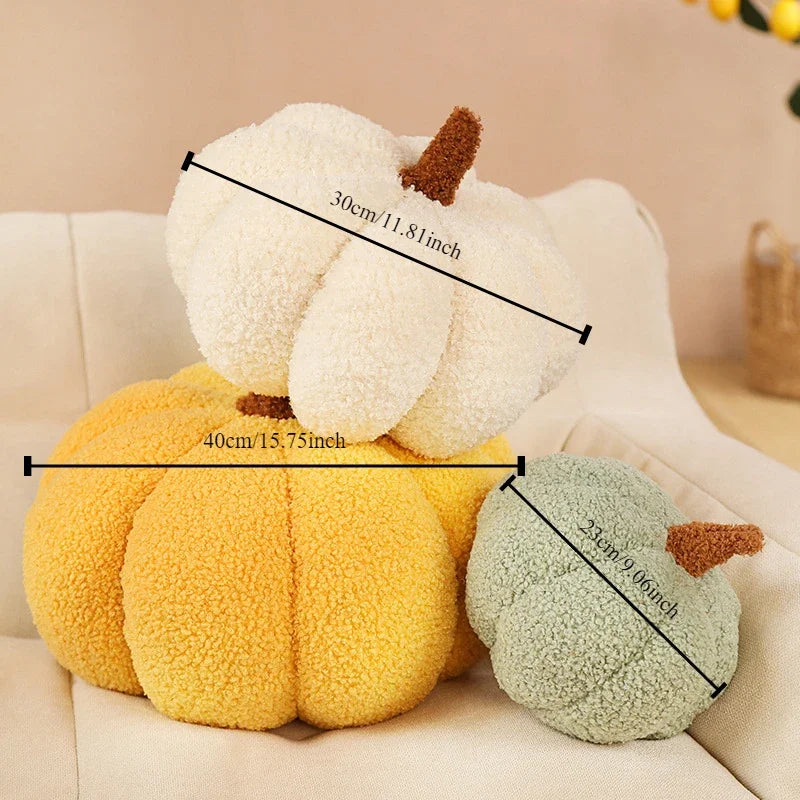 1pcs Creative Sofa Living Room Pillow and Cushion Pumpkin Pillow Indoor Plush Toy Decorative Ornaments with Float Window Pillow