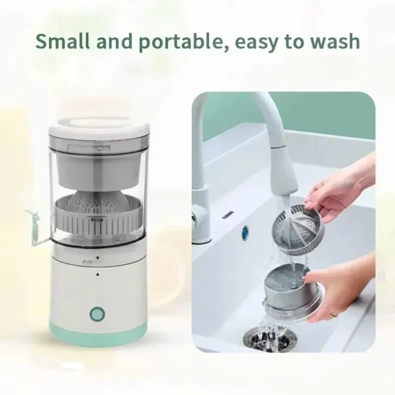 Estrattori di succo elettrici Spremiagrumi portatile a coclea singola Spremiagrumi Carica USB Spremiagrumi automatico per frutta arancione e limone