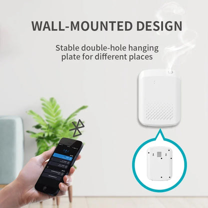 Az 1000 m³ Bluetooth Control Smart Home illóolaj diffúzor illatos aromaterápiás gép lefedése több helyen használható