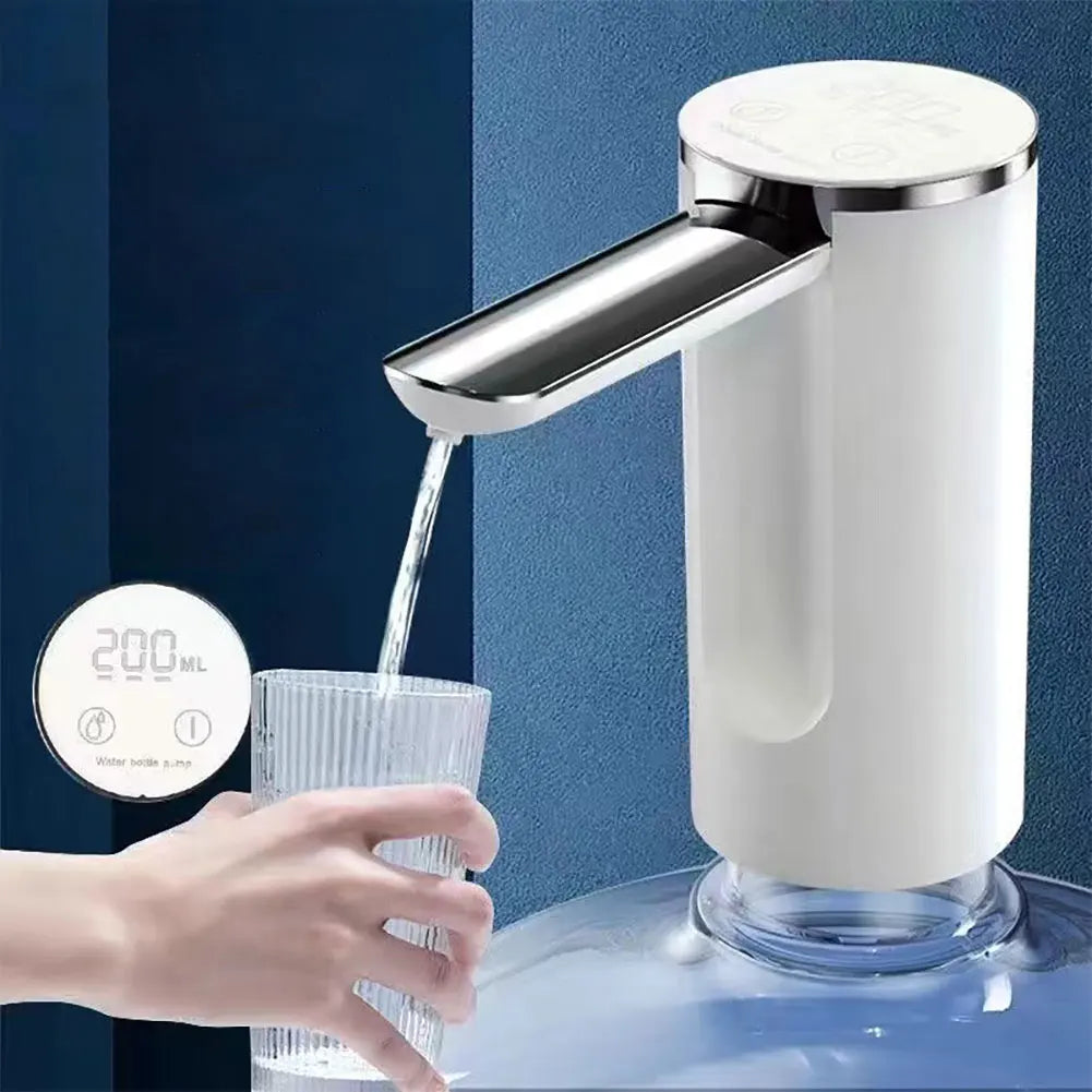 Automatic Electric Water Gallon Pump Drink Dispenser Electric Magic Tap Water Bottle Pump USB Desktop Rechargeable Water Pump