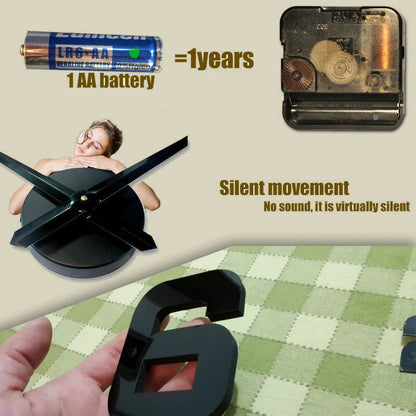 2021 new fashion 3D big size wall clock mirror sticker DIY wall clocks home decoration wall clock meetting room wall clock
