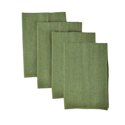 Set of 10 Pack Cocktail Napkins 40 X 40cm Cotton Blend Heavy Fabric Durable Linen Towel for Home Kitchen Wedding Decoration