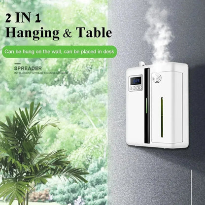 160ml Waasserlos Sendung Diffuser Bluetooth Mauer-montéierter Fiedermaschinnmaschinnmaschinn Halffuser fir wesentleche Ueleg Hotel Heem