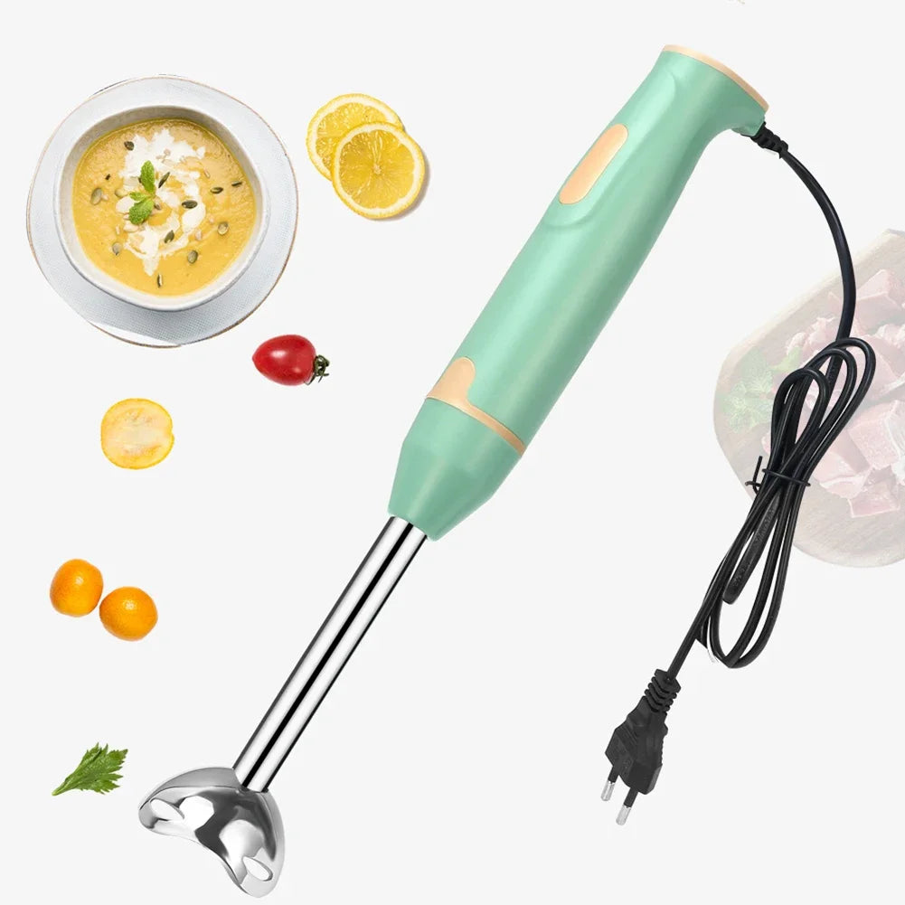 Immersion Hand Stick Blender Aliments électriques Gouleur de légumes Mélangeur de bâton à main pour les smoothies Sauces pour bébés soupes