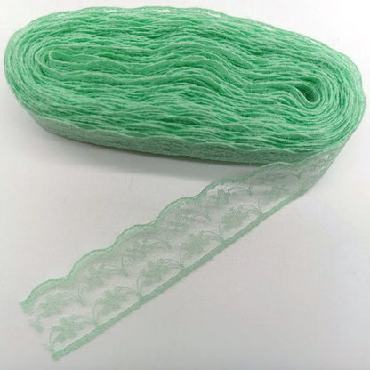 10yards Lace Ribbon Wedding Dress Fabrics for Embellishments for Sewing Handicraft Accessories Needlework Materials Width 2.3cm