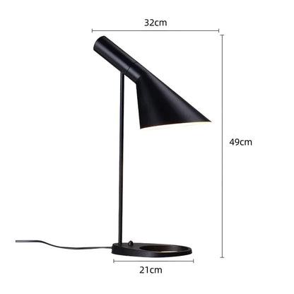 Nordic Designer Home Bedroom Living Room Desk Lamp Study Desk Lamp Adjustable Industrial Style Minimalist AJ LED Floor Lamp