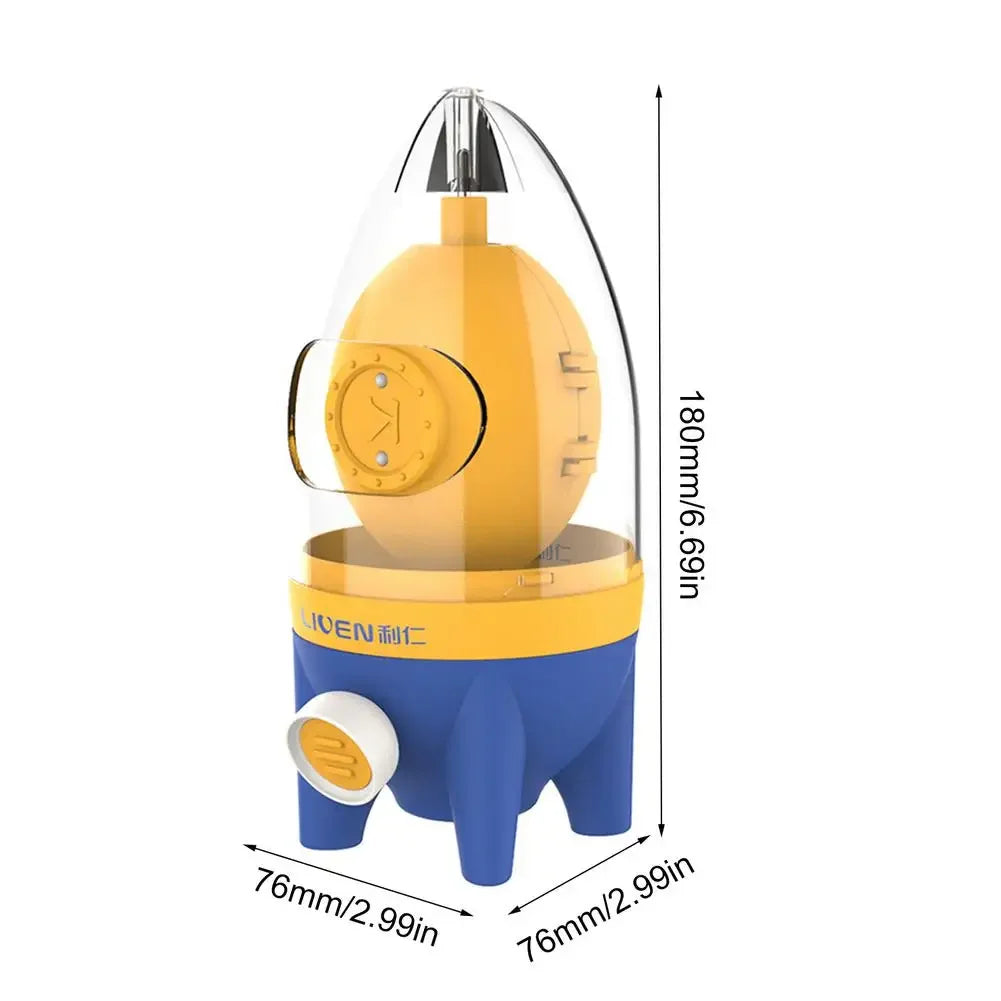 Raketin manuaalinen kultainen munan vetäjä scrambler kotitalous munavalkoinen keltuainen sekoitin albumin -tehosekoitin murtamatta munat keittiötyökalut