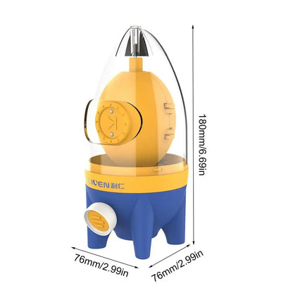 Raketin manuaalinen kultainen munan vetäjä scrambler kotitalous munavalkoinen keltuainen sekoitin albumin -tehosekoitin murtamatta munat keittiötyökalut