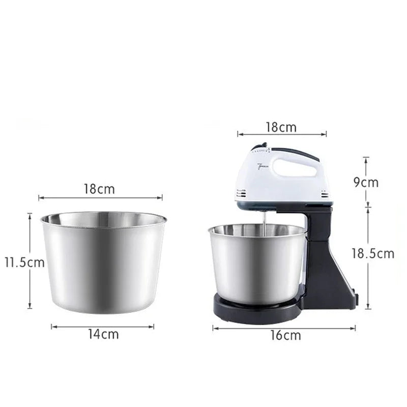 110V/220V Stand Mixers Kitchen Electric Food Blender Desktop Whisk Whisk Krém dort těsta