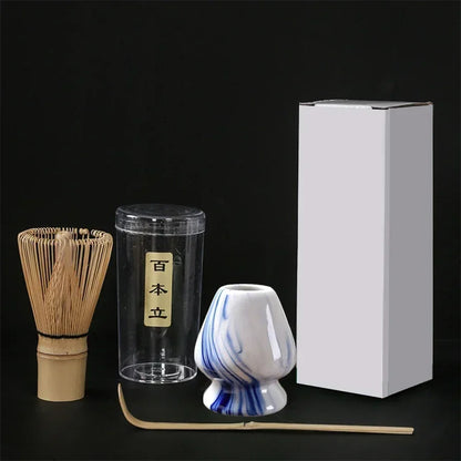 3pcs/set Japanese tea set matcha mixing brush Matcha Set Combination Kitchen Matcha Bamboo Accessories Tea brush accessories