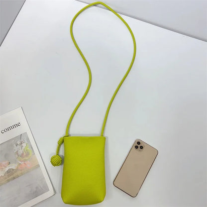 Women Leather Small Crossbody Bag Designer Cell Phone Bag Lightweight Fashion Shoulder Bag Ladies Travel Purse