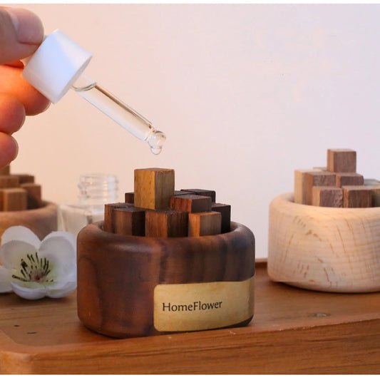 Kreativ træaromaterapi Interiør duft Udvidede duft essentiel olie Reed Aroma Diffuser Stick Room Fragrances