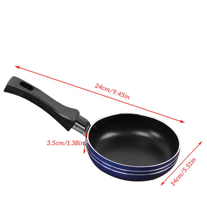 12 cm/14 cm/16 cm mini Friture Pan anti-aanbak stalen frypan pot steelpan willekeurige kleur voor kookgerei keuken kookgerei