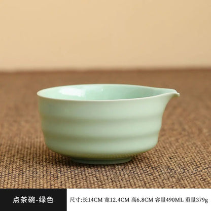 Japanese Matcha Sets Ceramic Matcha Gift Box Bowl Bamboo Whisk Grinder Brushes Tea Tools for Tea Lovers Teaware Accessories New