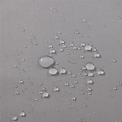Gray Shower Curtains Thick Waterproof Fabric Bathroom Curtains Solid Color Bathtub Large Wide Bathing Cover with Hooks Products