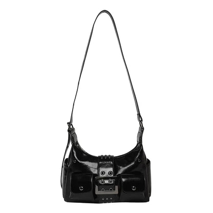 Fashionable  and Versatile Casual Women's Solid Color PU Trendy Shoulder Bag Crossbody Bag Luxury Designer Bags  Bags for Woman