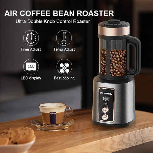 NIEUW 220V Electric Homein Air Roaster Coffee Macheing Home Coffee Bean Roaster Temperatuurregeling Koffie Roostermachine