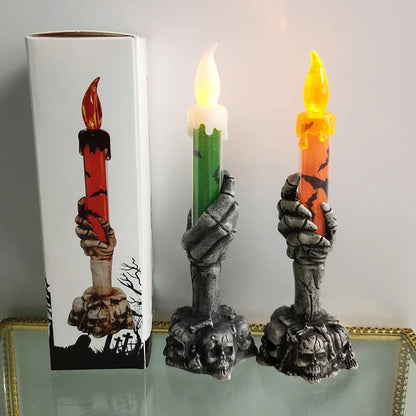 Halloween Skeletons Ghost Party Candles Pumpkin Party Happy Halloween Party Home -koristeet