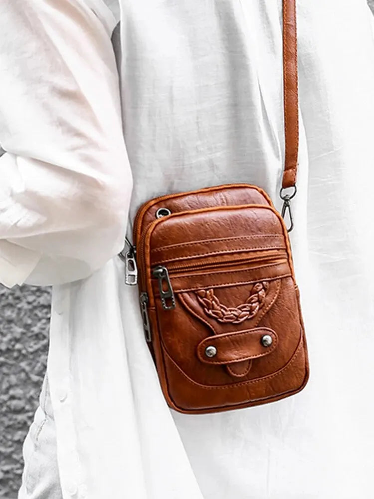 PU Weiche Leder Umhängetasche große Kapazität Freizeit und leichtes Schulter -Cross -Body -Tasche für Frauen