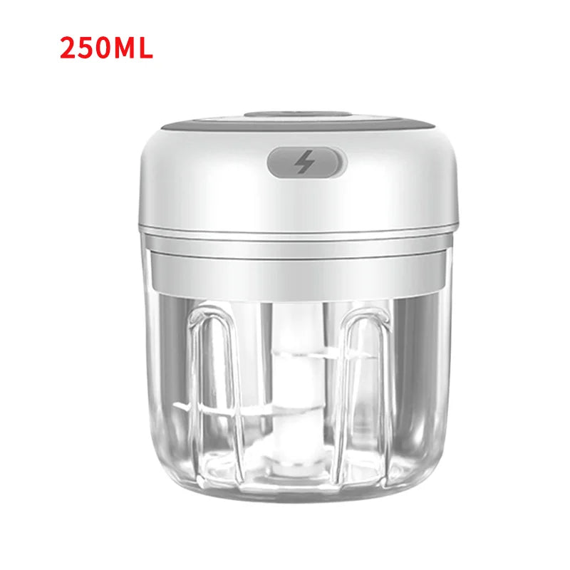 HiPiCok Vleesmolen Elektrische Knoflookbreker Voedsel Chopper Mini Knoflookpers Groente Chopper Stamper Machine USB Keuken Gadgets