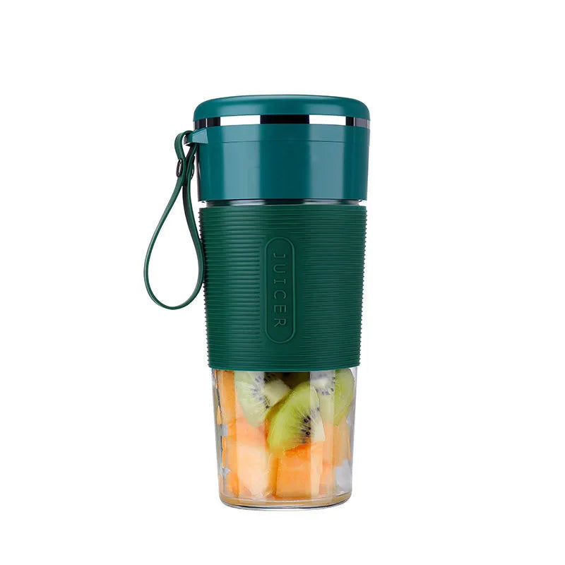 Bærbar juicer USB genopladelig trådløs mini smoothie blender mixer frugtsaftproducent elektrisk juicer maskine glas cup