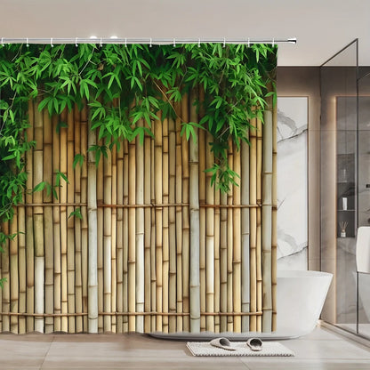 Bamboo Forest Shower Curtain - Multi-Style Bath Decor, Perfect for Those Who Love Nature-Inspired and Practical Designs