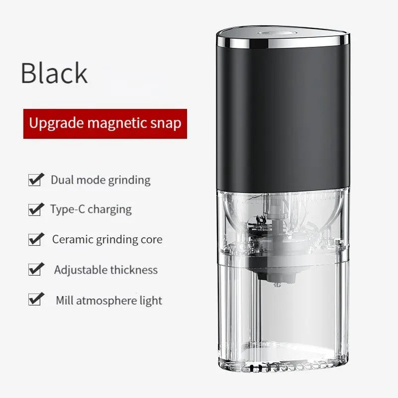 Prenosni električni brusilnik kave Tip C USB polnjenje keramičnega brušenja Core Home Coffee Beans Pulverizer Grinder