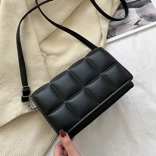 Fashion Brand Designer Femmes Sac à bandoulière Small Pu Leather Female Crossbody Bag Trend Classic Handle Hands Mandbag Femmes