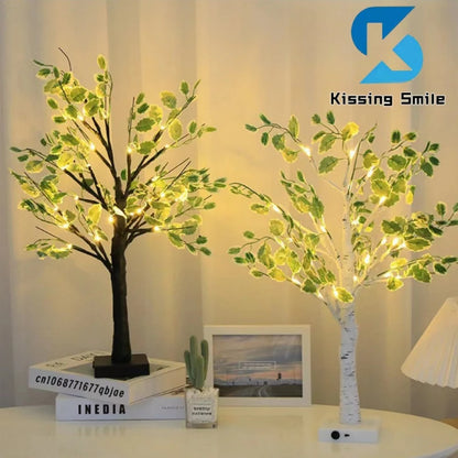 Led Lamp Tree Indoor Decoration Lighting Ambiance Lights for Layout Nordic Living Room Hotel Villa Art Decor Bedroom Luminous