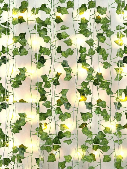 Artificial Vine Green Leaf Fairy Vine Hanging Vine Outdoor DIY For Wall Bedroom Garden Home Decoration Wedding Birthday Decor