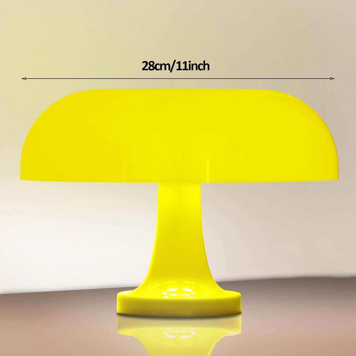 Classic Mushroom Table Lamp Modern Bauhaus Art Table Lamp Bedroom Bedside Lamp Danish Designer Orange Decorative Table Lamp