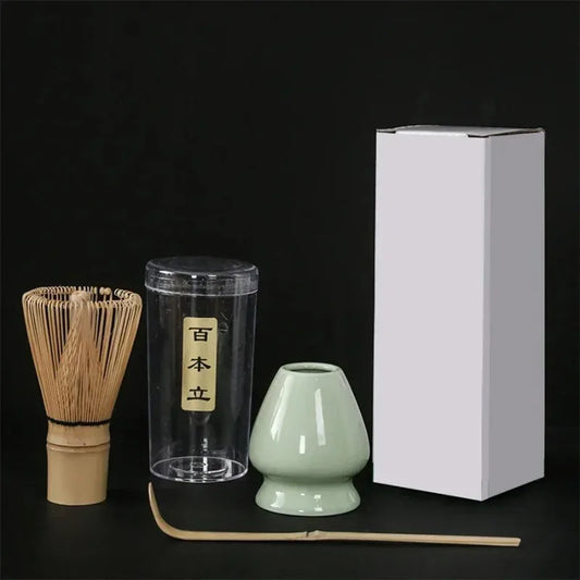 3pcs/set Japanese tea set matcha mixing brush Matcha Set Combination Kitchen Matcha Bamboo Accessories Tea brush accessories