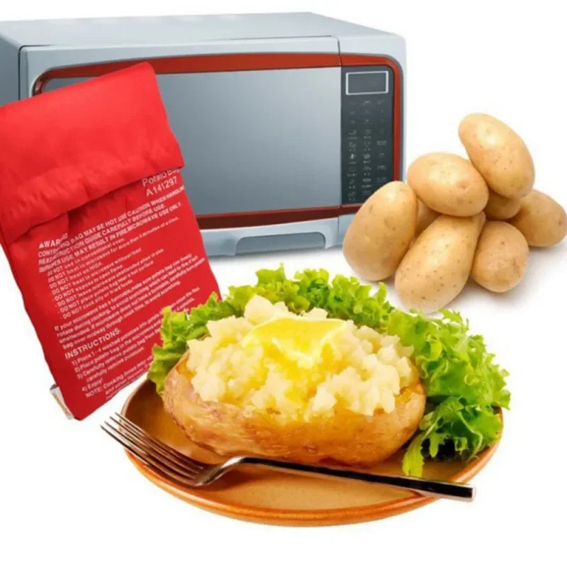 Microwave Potato Cooke Cooker Bag Baked Patata  Cooking  Quick Fast Baking Tool baking   Oven