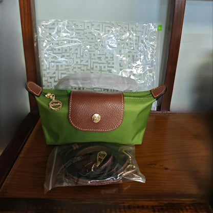 25 Mini Nylon Dumpling Bun Non Perforated Single Shoulder Women's Handbag Multi functional Spring and Autumn Single Shoulder Bun