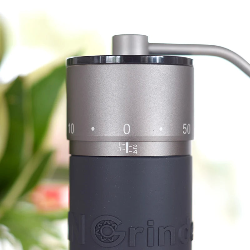 Kingrinder K6 manual coffee grinder portable mill 420stainless steel 48mm stainless steel Titanium plating burr