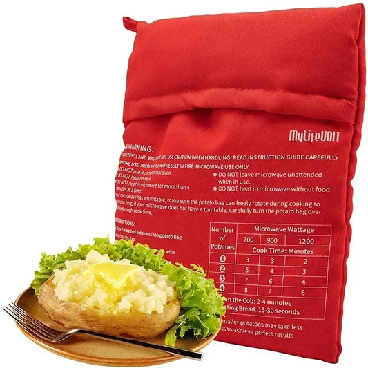 kitchen Microwave Potato Cooke Cooker Bag Baked Patata Microwave Cooking Potato Bag Microwave Oven Potato Storage bag