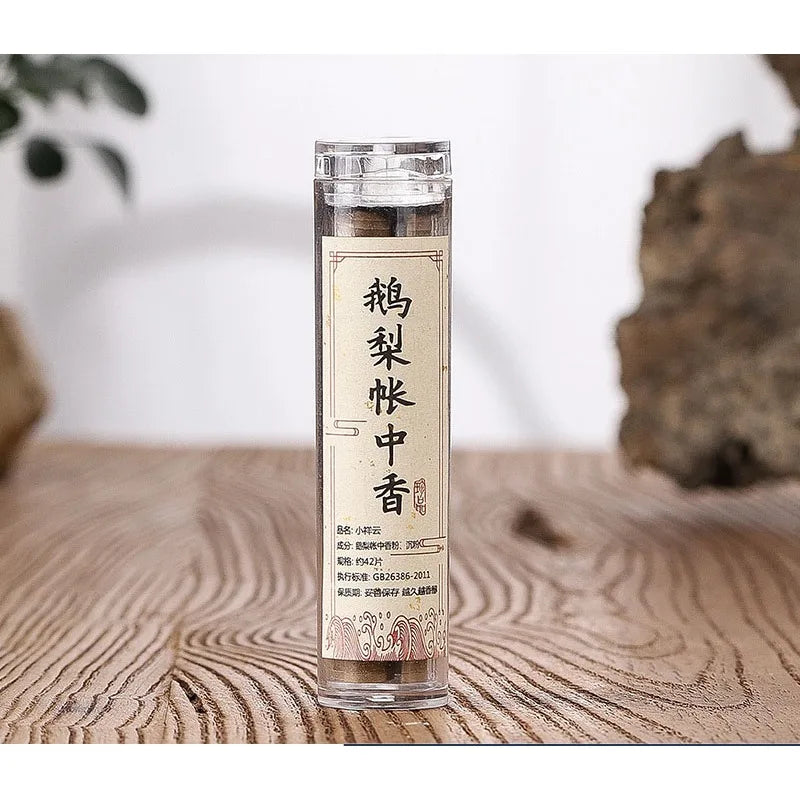 42 pieces of floral fragrance non stick powder white sage incense tablets with pure fragrance, suitable for home yoga meditation