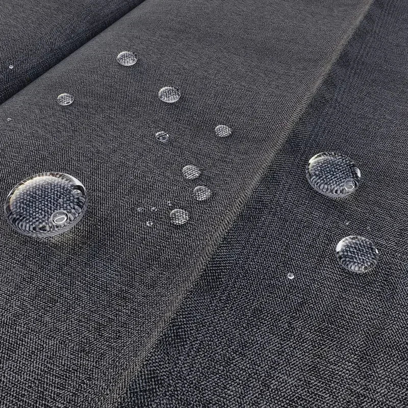 Waterproof Laminated Imitation Linen  Large Ring Strong Thick Cloth Opaque Shower Curtain for Shower Curtains in Bathrooms