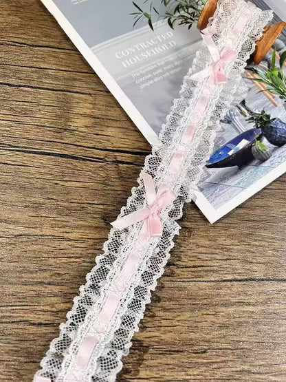 Bow Pleated Lace Handmade Diy Decoration Baby Clothes Skirt Hem Clothing Lace Accessories Curtains Home Decoration Accessories