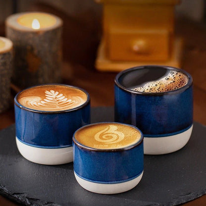 Vintage Coffee Mug 100ml 170ml 200ml ceramics Tea cup Japanese-style cafes Drinkware Stoneware Espresso for Restaurants Hotels