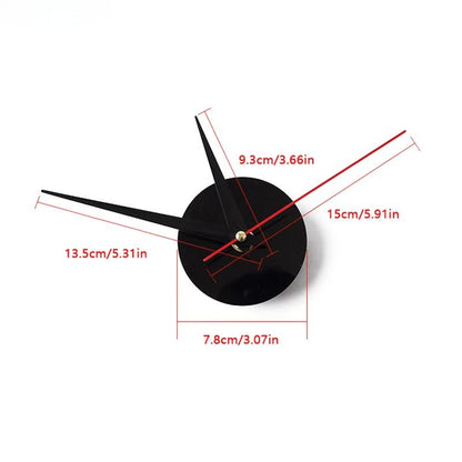 Creative fără rame de perete DIY Clock Decoration Home Clock Ceas Silent Living Oficiul Decor Decor de Artă