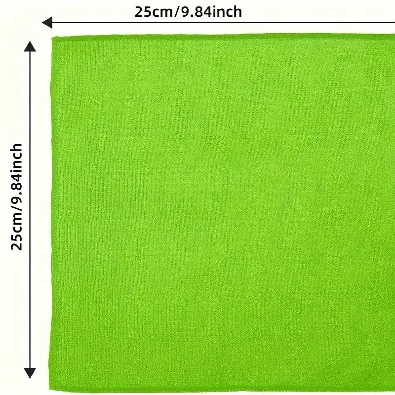 20/10/5pcs Microfiber Cleaning Cloth, Dishwashing Cloth Household Rag Kitchen Bathroom Cleaning Towel Durable Absorbent Towel