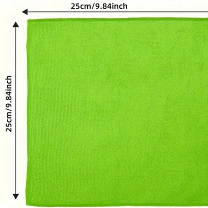 20/10/5pcs Microfiber Cleaning Cloth, Dishwashing Cloth Household Rag Kitchen Bathroom Cleaning Towel Durable Absorbent Towel