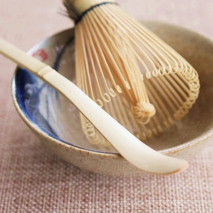 3 in 1 Matcha Set Bamboo Whisk Teaspoon Ceramic Bowl Tranditional Tea Sets Home Tea-making Tools Accessories Birthday Gifts